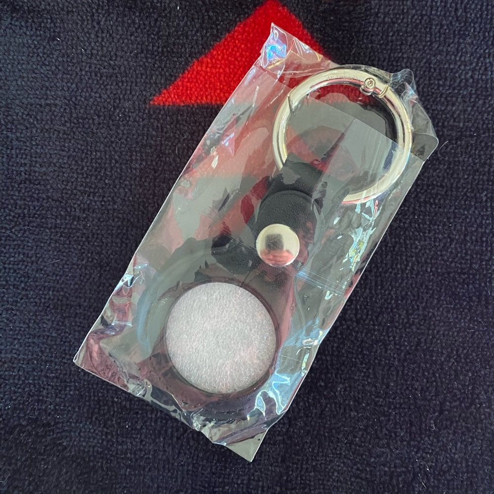Apple AirTag Leather Key Ring